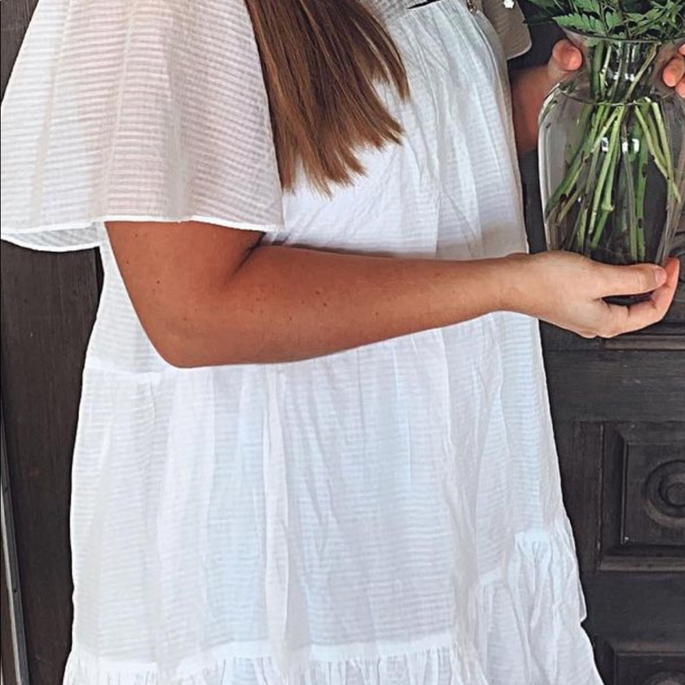 White short dress